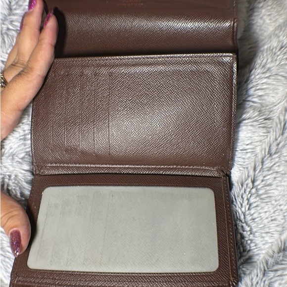 LOUIS VUITTON Portefeuille Alexandra Damier Ebene Tri-fold Wallet - Picture 11 of 17